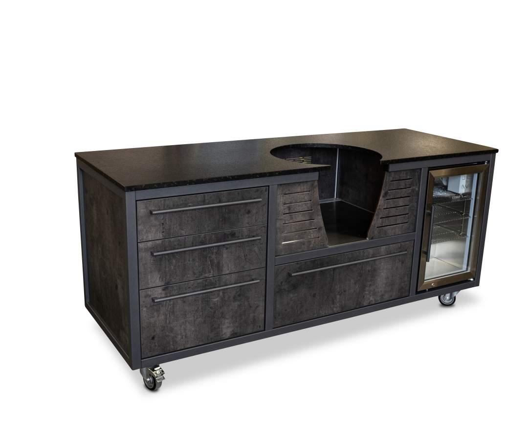 MM-Outdoorküchen - 800 KGKA Kombi Grill-Kühlmodul für Keramikgrills
