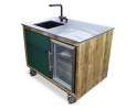 MM-Outdoorküchen - 600 KSH Kühlmodul aus Altholz mit Spüle Thumbnail