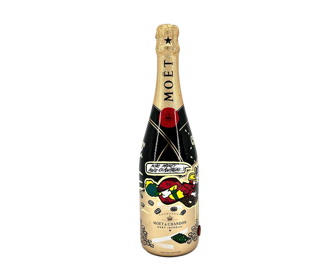 Moët & Chandon - Handbemalte Champagner- Flaschen