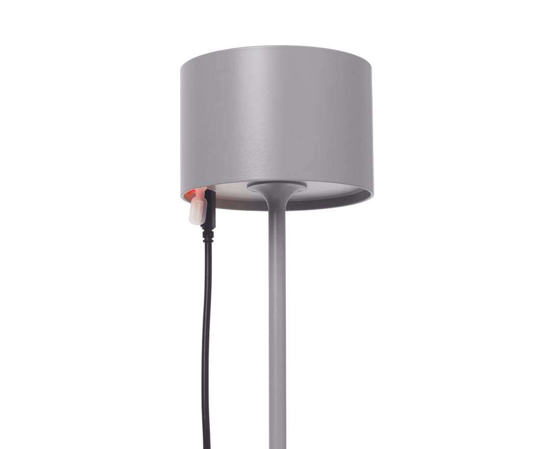 Blomus - Mobile LED-Tischleuchte FAROL - Warm Gray