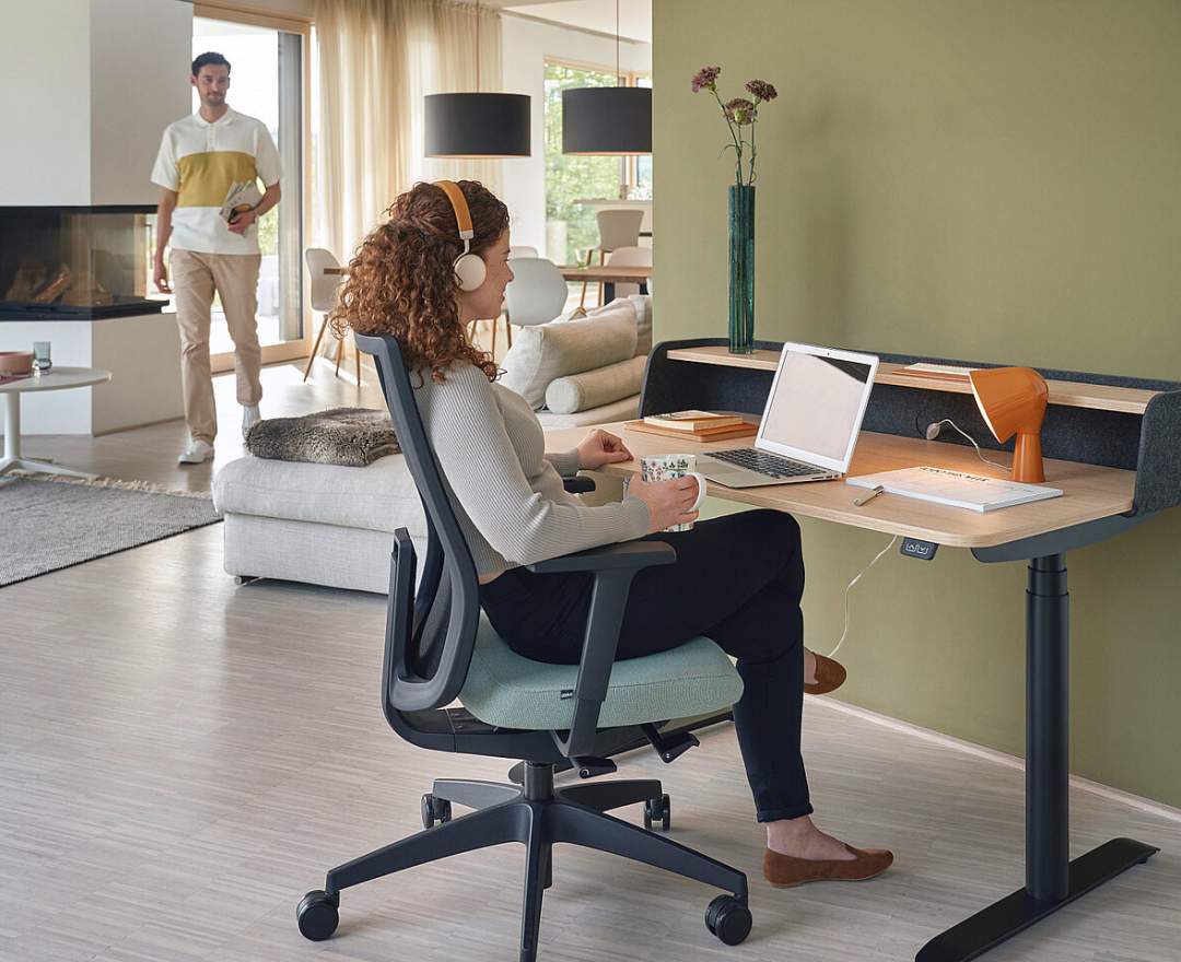 Sedus - Sedus Arbeitstisch secretair home, elektromotirsch höhenverstellbar - ideal für das Home-Office