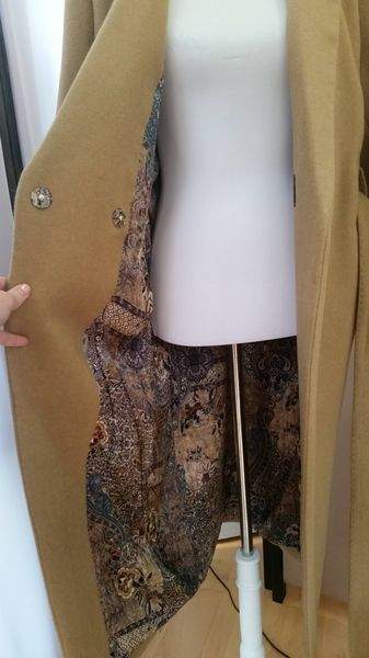 Haute Couture Oksana Gorte - Kaschmirmantel mit Gürtel