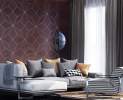 KT-Exclusive - Handgefertigte Furnierholz Tapeten, Geometrie - ET102 Thumbnail