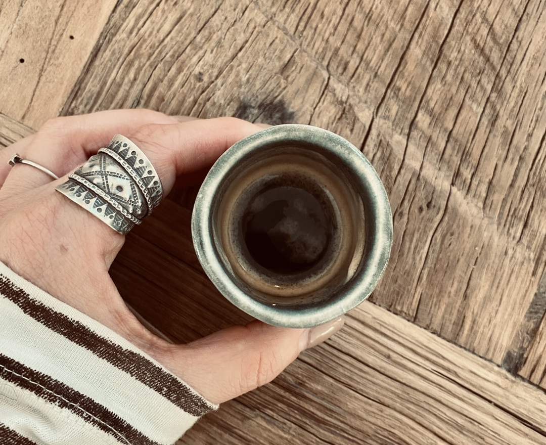 Egg Back Home - Espresso Becher deepgrey