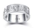 3D-Ringdesign - 3D Dortmund Ring, plastisch ausgearbeiteter 925/Sterlingsilber Ring Thumbnail