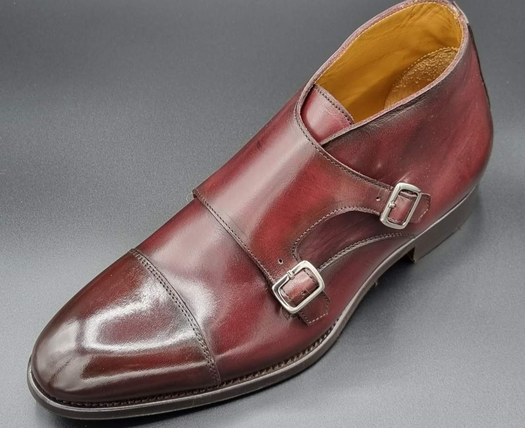 DE FILIPPO uomo - Doppelmonk hoch Bordeaux