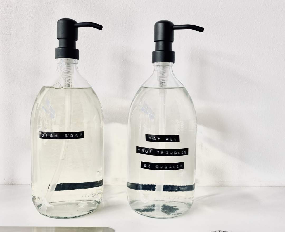 Wellmark - Spülmittel 'dish soap' 1l / Handseife 'may all your troubles be bubbles' 1l