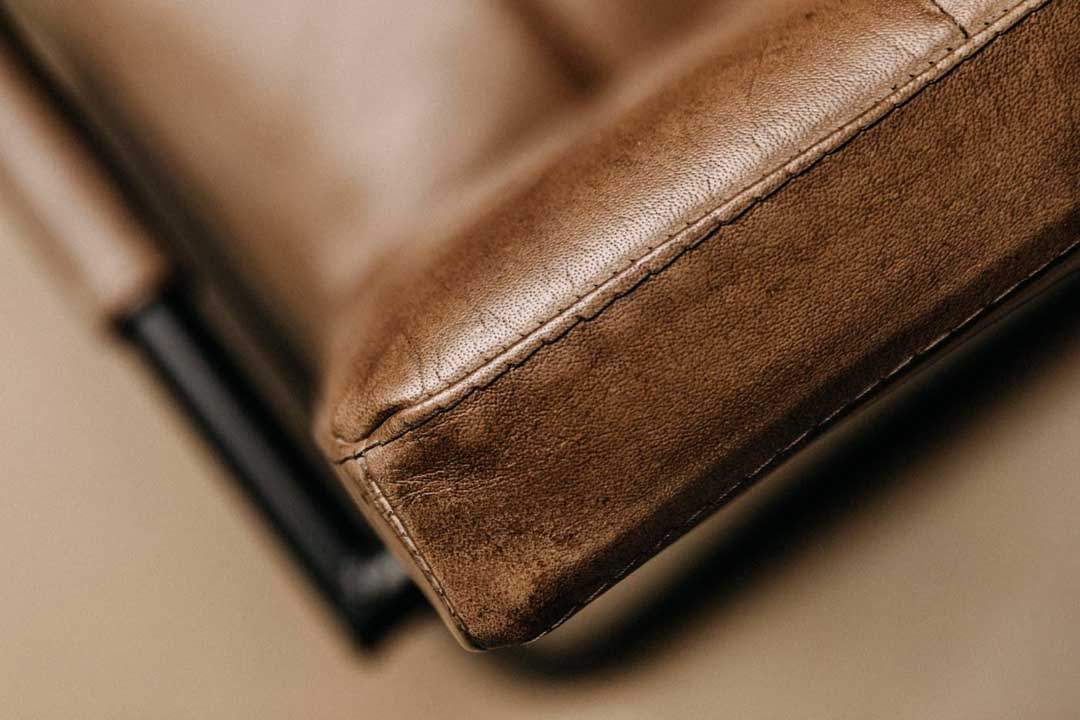 wohnsektion - Freischwinger Stuhl aus Echtleder
