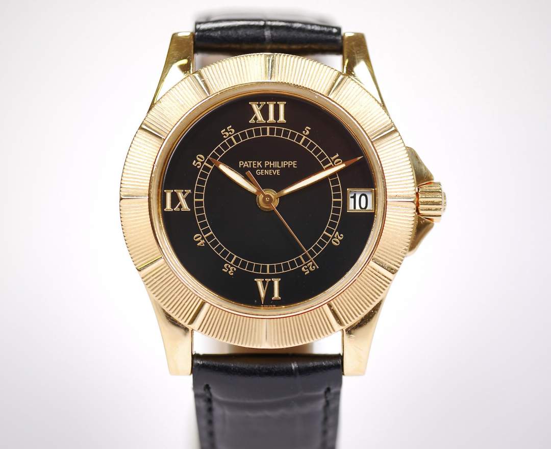 Patek Philippe - Patek Philippe Mens Neptune 5081 2000 36mm 18 Karat inkl. Archive Extract & Travelbox