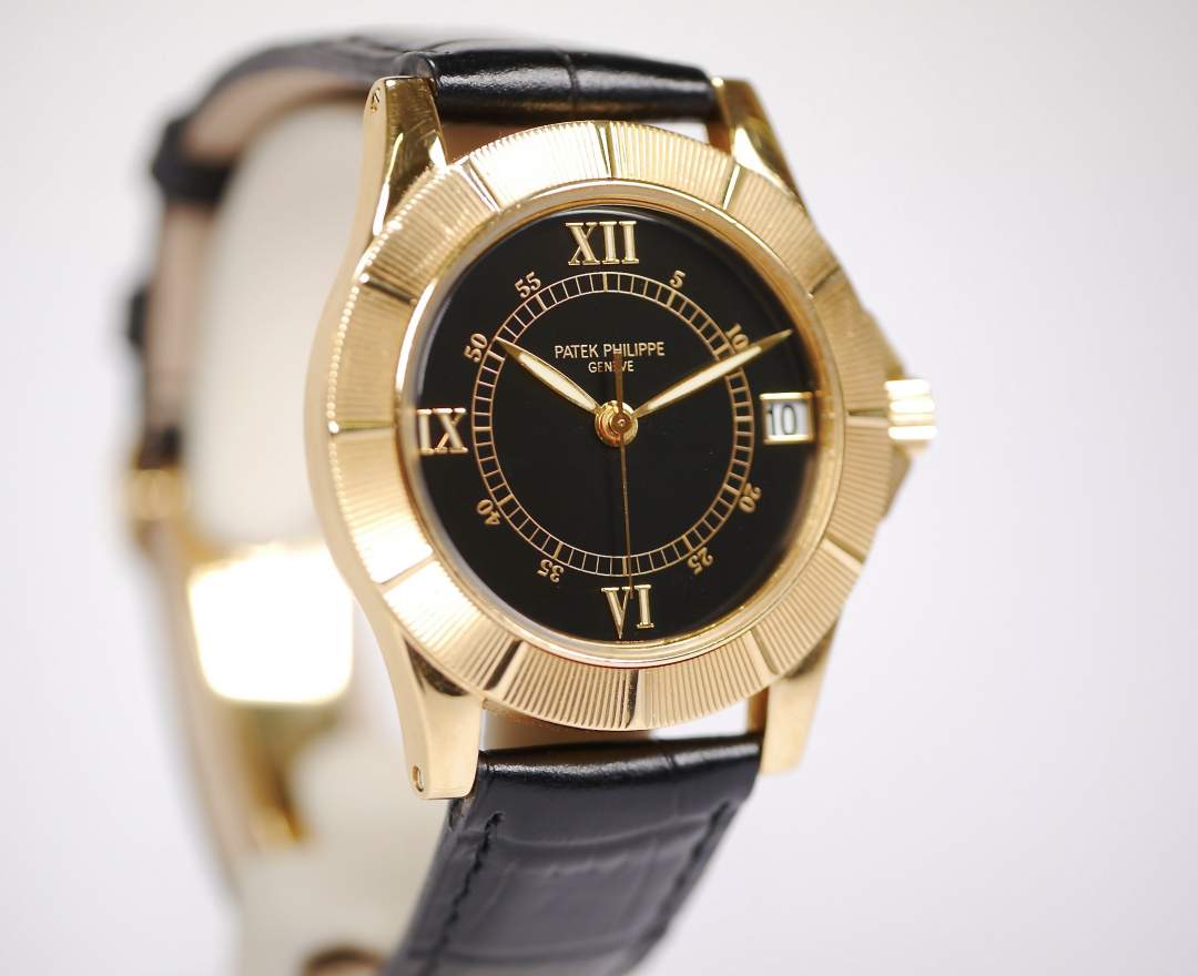 Patek Philippe - Patek Philippe Mens Neptune 5081 2000 36mm 18 Karat inkl. Archive Extract & Travelbox