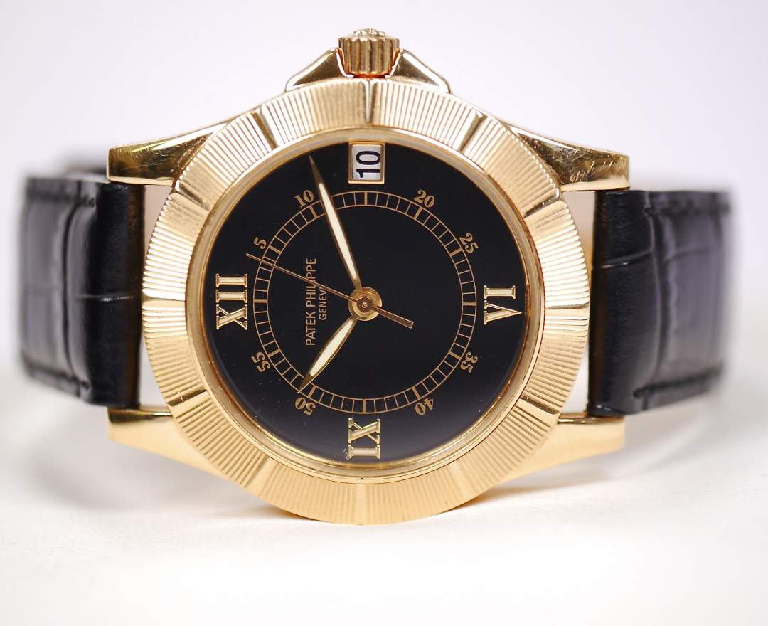 Patek Philippe - Patek Philippe Mens Neptune 5081 2000 36mm 18 Karat inkl. Archive Extract & Travelbox