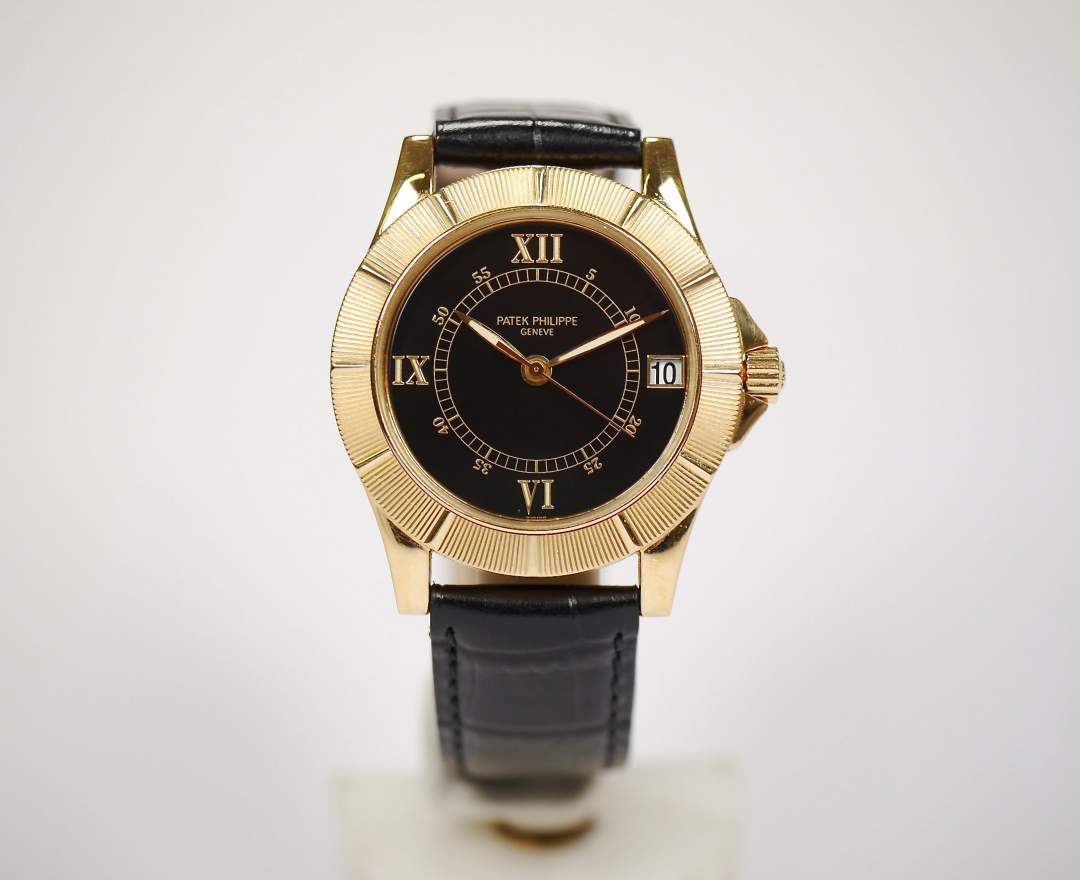 Patek Philippe - Patek Philippe Mens Neptune 5081 2000 36mm 18 Karat inkl. Archive Extract & Travelbox