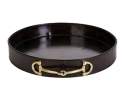 Adamsbro - Tablett Leder Leather Tray Snaffle Bit Goldenes Gebiss Equestrian Collection Thumbnail