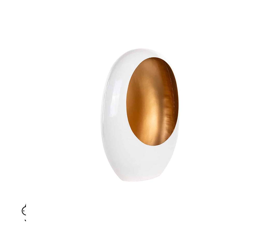 Richmond Interiors - Richmond Interiors, Kerzenhalter Silas Ivory klein, Elfenbein, H=29cm