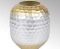 Lambert - Lambert, VASE FAVO, matt silber/gold, groß Thumbnail