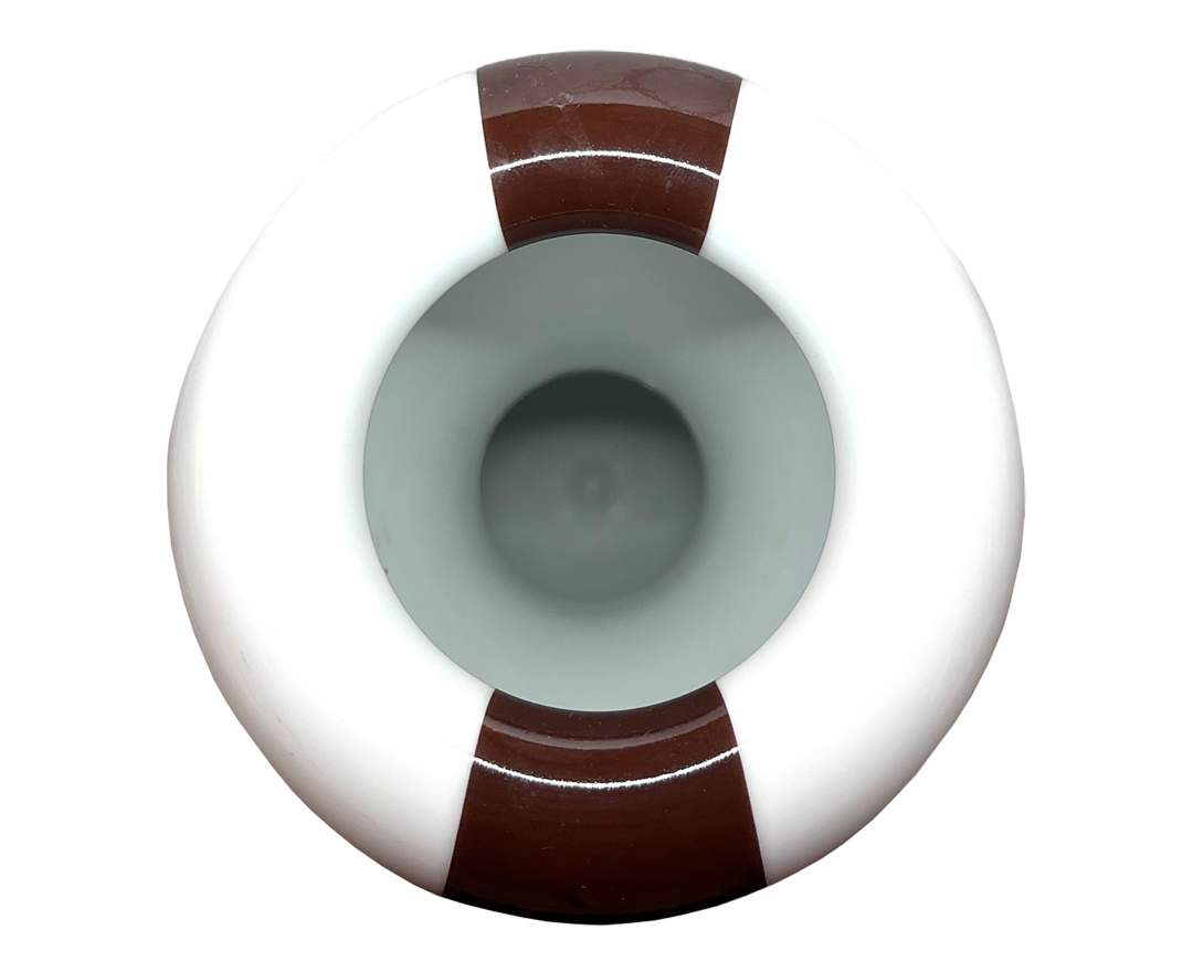 VINTAGE - Vintage, Vase Rosenthal, Weiß/Braun