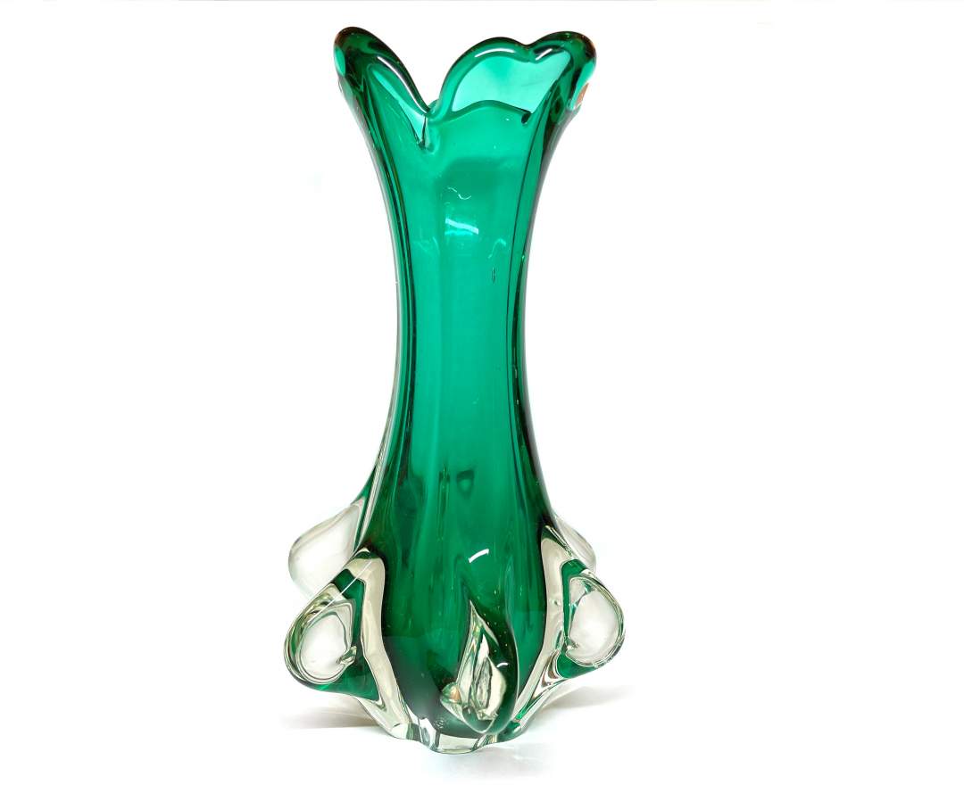 VINTAGE - Vintage, Vase 60-er Jahre, Grün