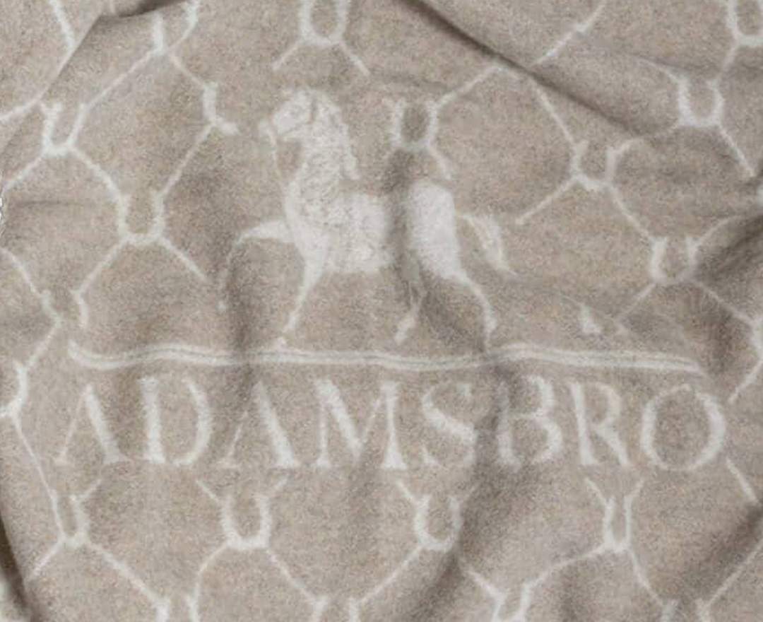 Adamsbro - Decke Kaschmir Plaid Pferdedesign Hufeisenmuster