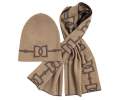 Adamsbro - Cashmere Set Beanie & Scarf - Beige Thumbnail