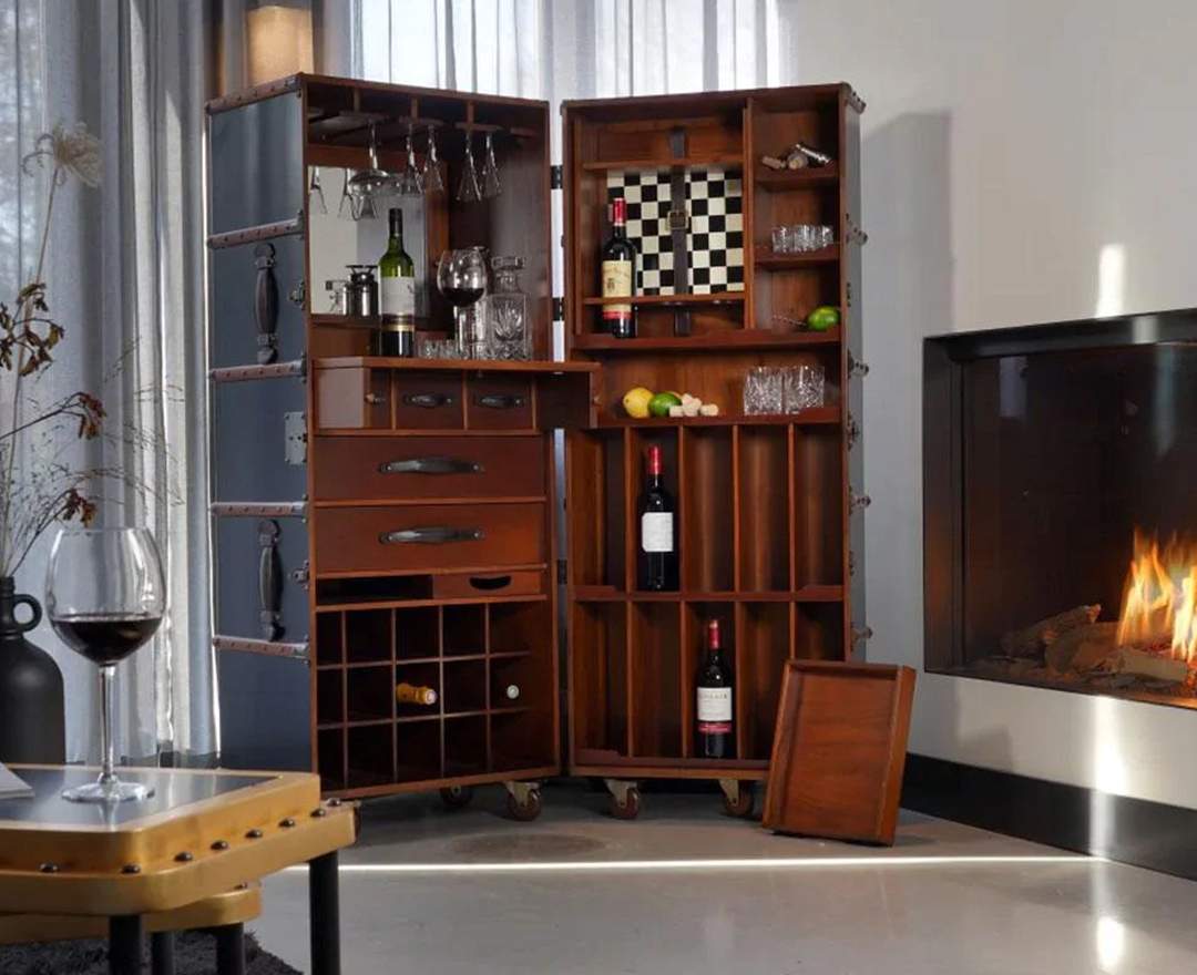 Authentic Models - Barschrank Koffer Stateroom