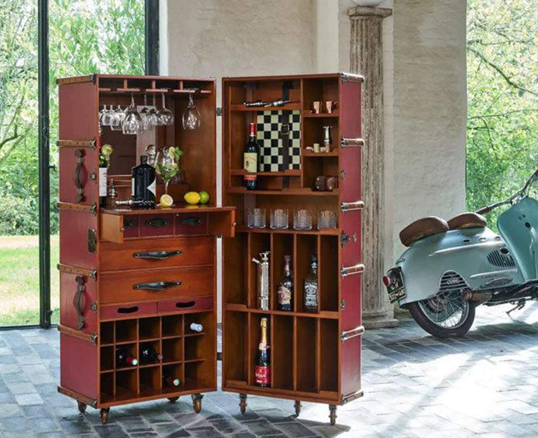 Authentic Models - Barschrank Koffer Stateroom