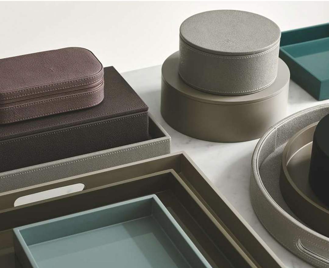 Mojoo - MOJOO STING Box Klein rund 15cm, Fb. Plum