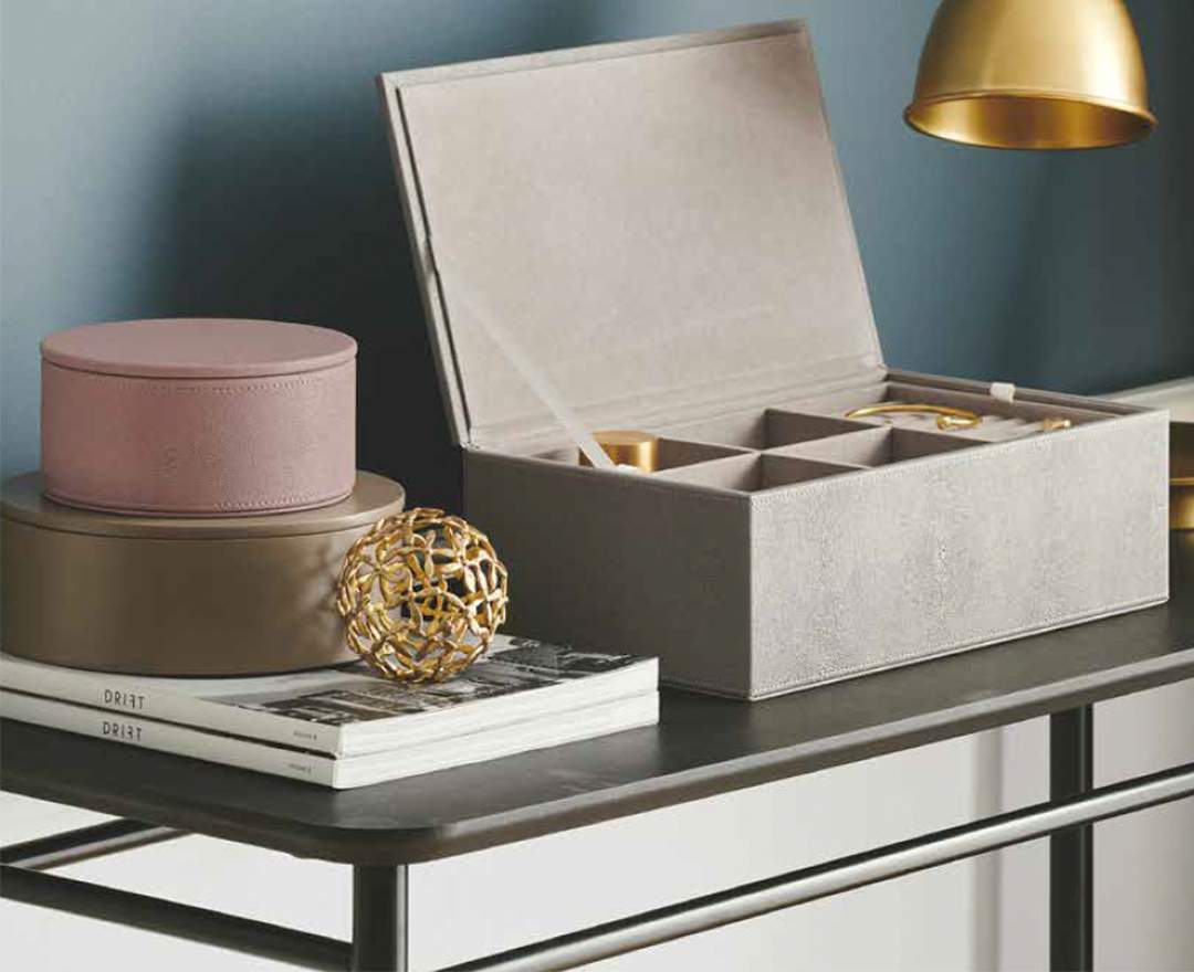 Mojoo - MOJOO STING Box Klein rund 15cm, Fb. Plum