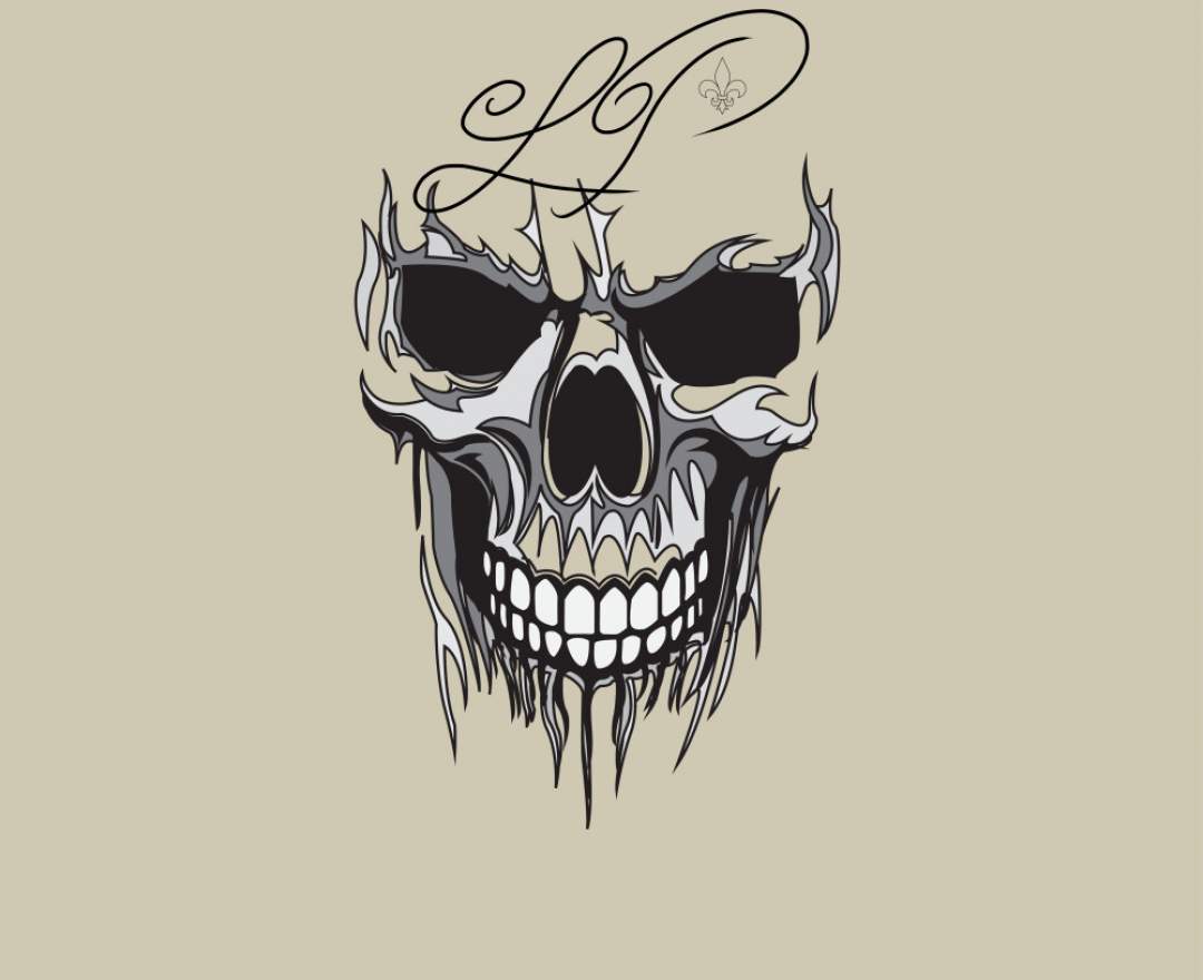 Hazenkamp - Wanduhr Skull