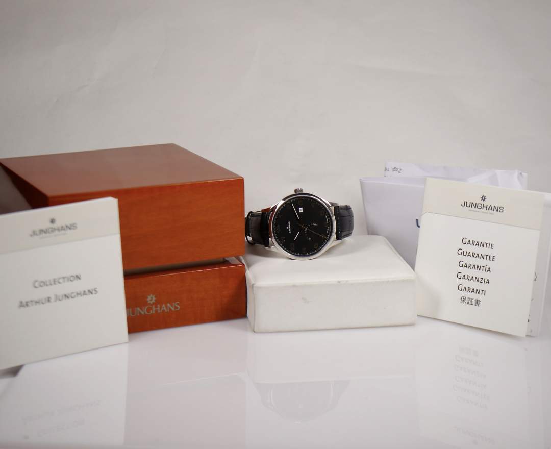 Junghans - Junghans Attaché Gangreserve 2015 LIKE NEW 42mm 027/4783.00 Cal. J810 inkl. Box & Papers