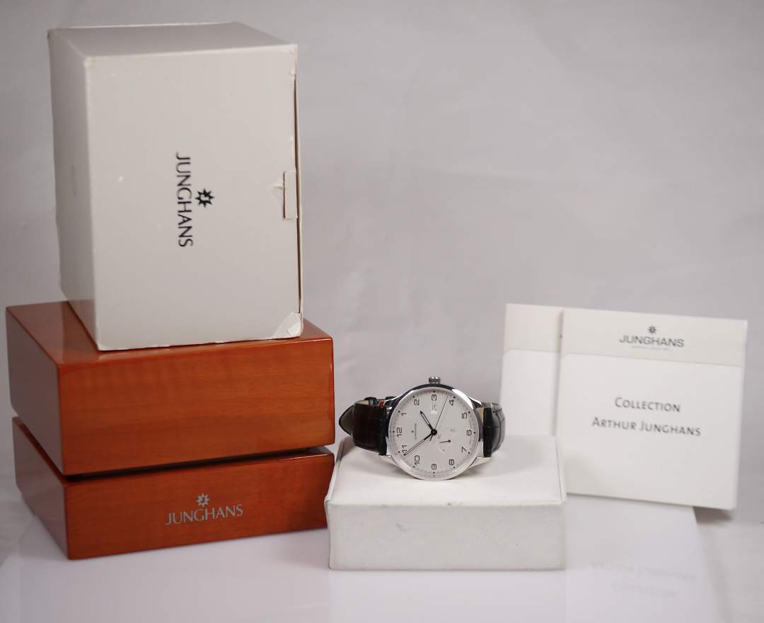 Junghans - Junghans Attaché Gangreserve LIKE NEW 42mm 027/4780 Cal. J810 inkl. Box & Papers