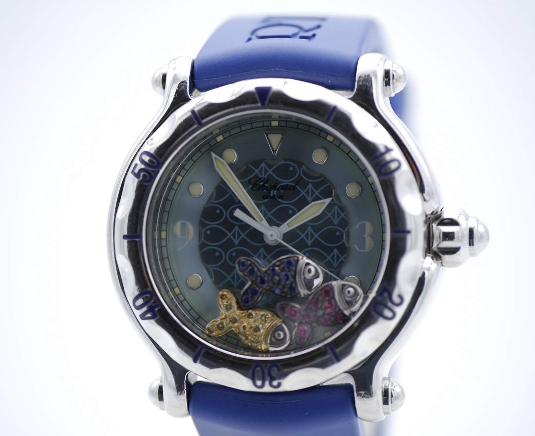 Chopard - Chopard Happy Sport Fish 38mm 28/8347/8-402 inkl. Box