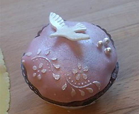 Cupcake Café Hochzeits-Cupcake