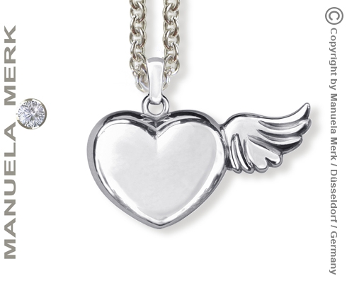 Manuela Merk - Flying Heart Anhänger