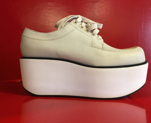 Jil Sander - Schnürschuh mit hohem Pleatau