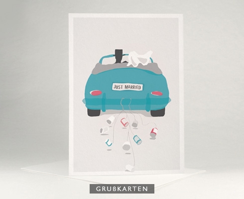 Papermint - Grusskarte Hochzeit