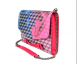 LOUP NOIR -  CLUTCH CHEVAL BLUE / PINK Thumbnail