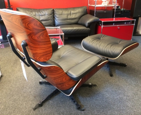 Vitra - Vitra Eames Lounge Chair + Ottoman XL Version