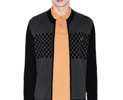 Fred Perry - Bradley Wiggins Textured Zip-Through Knit