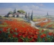 Ute Herrmann - Feld mit Mohn in der Toskana Thumbnail
