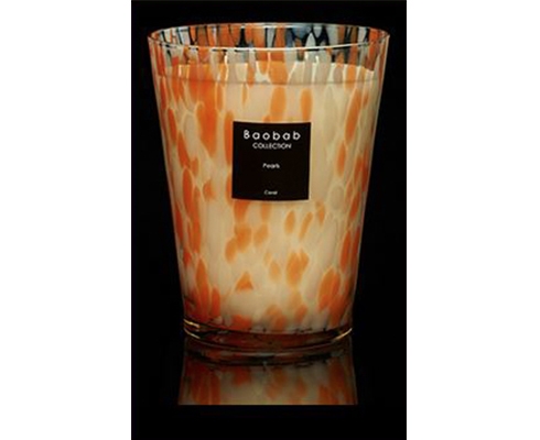 Baobab Collection Duftkerze Pearls coral