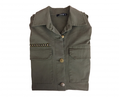 Maryley ***SALE*** Jacke im Army-Style mit Patches / Applikationen Maryley ***SALE*** Jacke im Army-Style mit Patches / Applikationen
