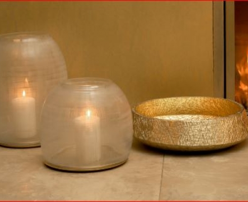 Guaxs - Windlicht Gumba Lantern round brass /clear