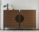 Porada - Polifemo Sideboard Barschrank aus Walnuss Thumbnail