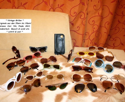 - Brillen, Sonnenbrillen, Vintage und neu