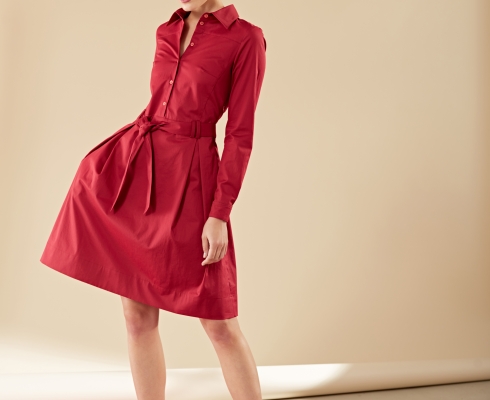 Annette Rufeger - Hemdblusenkleid mit weitem Rock