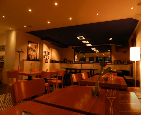 Leuchtende Unikate - Individualanfertigung italienisches Restaurant 