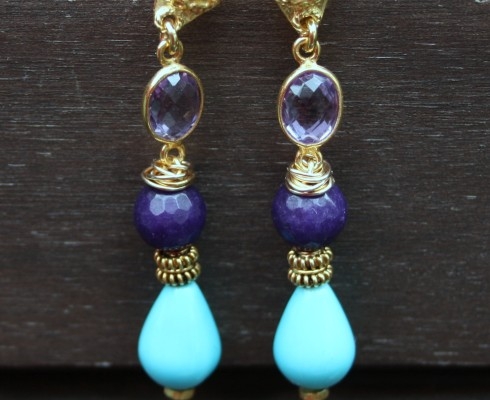 Christina Gillern - Ohrstecker Amethyst