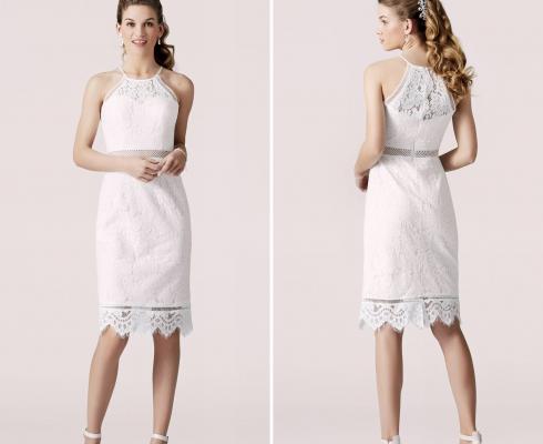 Lilly - Standesamtkleid - Jumpsuit - kurzes Brautkleid