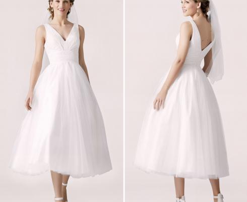Lilly - Standesamtkleid - Jumpsuit - kurzes Brautkleid