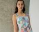 BRIGITTE BÜGE COLLECTION - Kleid mit buntem Druck aus leichter Baumwolle Thumbnail
